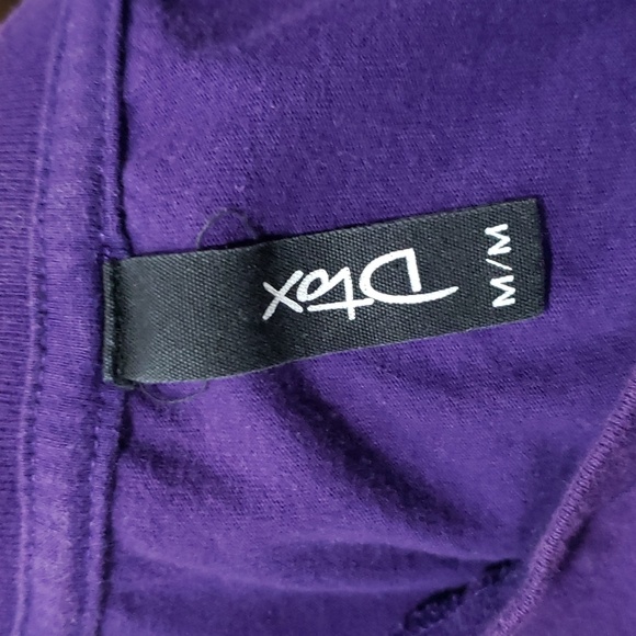 Purple V-neck Tee - Picture 3 of 3